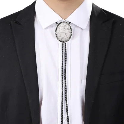 Gemstone-like Bolo Tie with Scorpion Design - Image 15