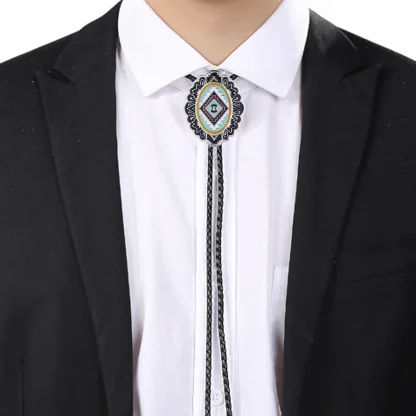 Gemstone-like Bolo Tie with Scorpion Design - Image 12