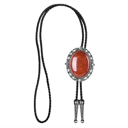 Gemstone-like Bolo Tie with Scorpion Design - Image 10