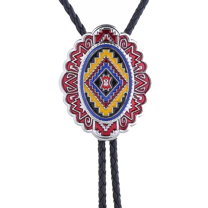 Gemstone-like Bolo Tie with Scorpion Design - Image 3