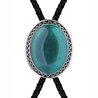 Gemstone-like Bolo Tie with Scorpion Design - Image 4