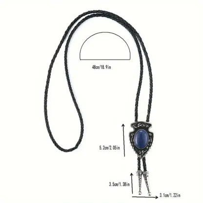 Elegant Bolo Tie with Vintage-style Design - Image 15