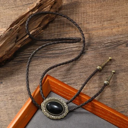 Vintage-style Eagle Shape Western Tie - Image 2