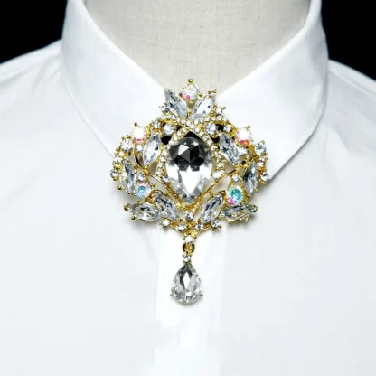 Luxury Bolo Tie with Rhinestone-inpsired Decor - Image 6
