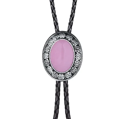 Formal Bolo Tie with Decorative Edge Design - Image 12