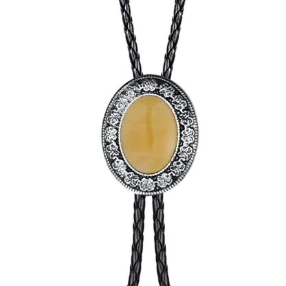 Formal Bolo Tie with Decorative Edge Design - Image 14