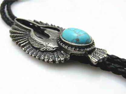 Animal Western Tie with Flying Wings Design - Image 4