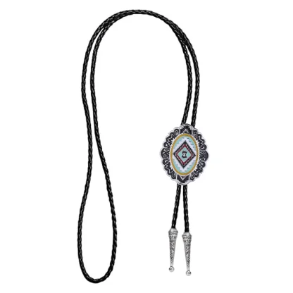 Retro Western Tie with Silhouette Scorpion - Image 12