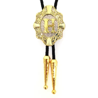 Luxury Western Tie with Initial Letter - Image 11