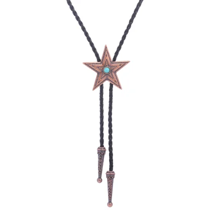 Dapper Western Tie with Star Design