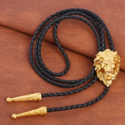 Creative Lion Head Western Tie - Image 3