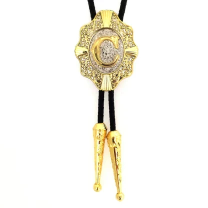 Luxury Western Tie with Initial Letter - Image 6