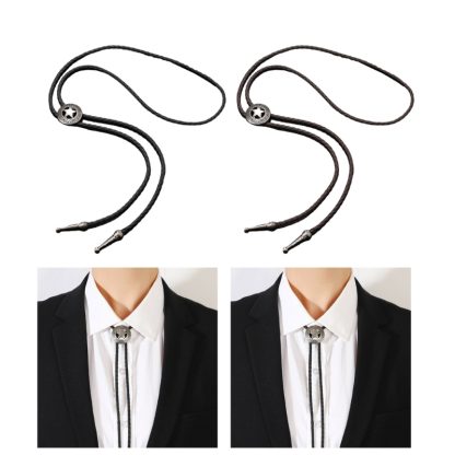 Star Western Tie with Hollow Out Design - Image 4