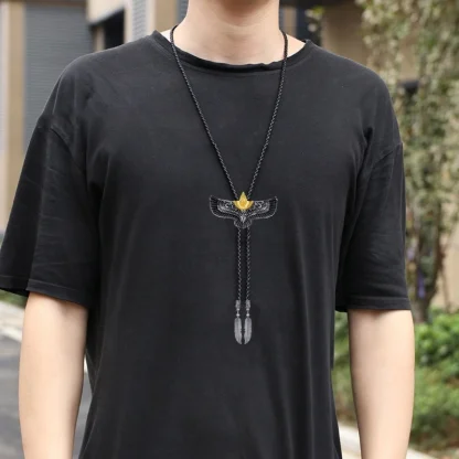 Creative Eagle Shaped Western Tie - Image 2