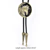 Bold Western Tie with Embossed Horse Head - Image 6