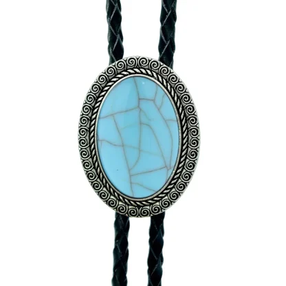Turquoise Color Bolo Tie for Formal Events - Image 9