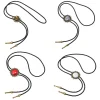 Round Retro Bolo Tie with Spike Edges - Image 9