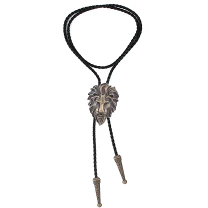 Creative Lion Head Western Tie - Image 15