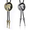 Bold Western Tie with Embossed Horse Head - Image 3