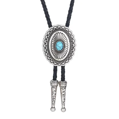 Asymmetrical Oval Shaped Bolo Tie - Image 2