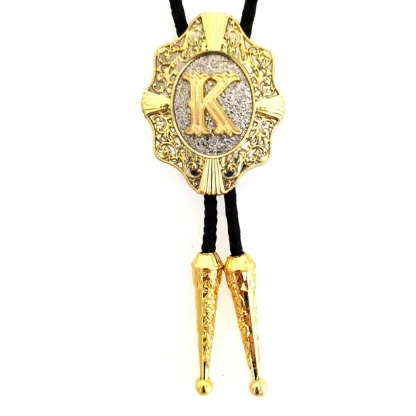 Luxury Western Tie with Initial Letter - Image 14