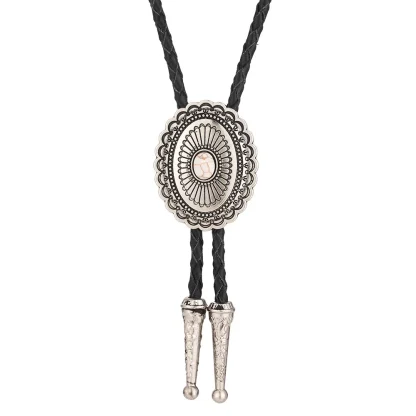 Asymmetrical Oval Shaped Bolo Tie - Image 5