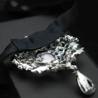 Luxury Bolo Tie with Rhinestone-inpsired Decor - Image 3