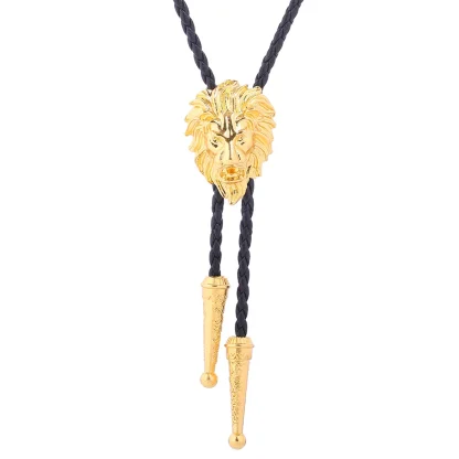 Creative Lion Head Western Tie - Image 7