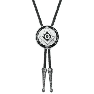 Round Western Tie with Stylish Design