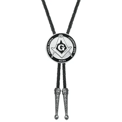 Round Western Tie with Stylish Design