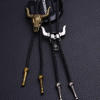 Creative Half Wing Pendant Bolo Tie - Image 11