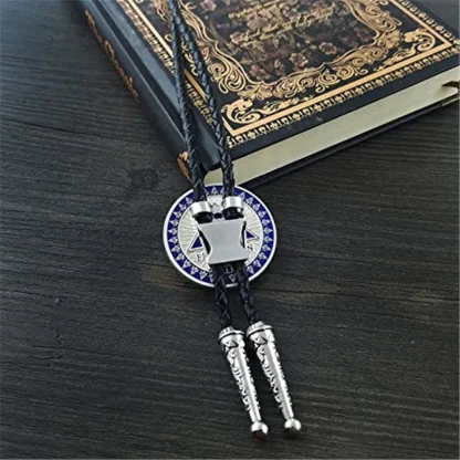 Round Western Tie with Stylish Design - Image 6