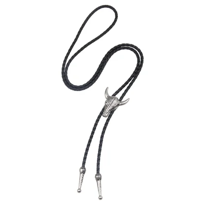 Cow Head Casual Western Bolo Tie - Image 3
