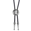 Cowboy Hat Bolo Tie with Feather Charm - Image 3
