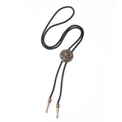 Creative Half Wing Pendant Bolo Tie - Image 13