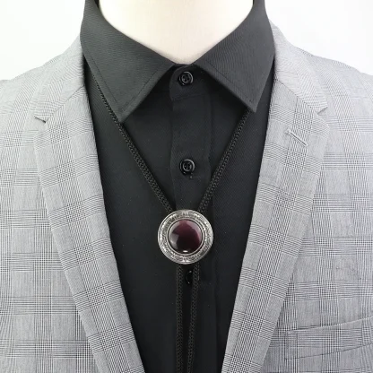 Vintage-inspired Bolo Tie for Formal Events - Image 2