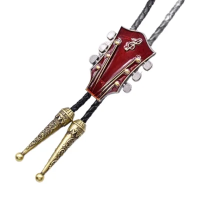 Trendy Western Tie with Guitar Headstock